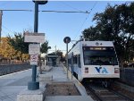 VTA Light Rail train at Mountain View Station